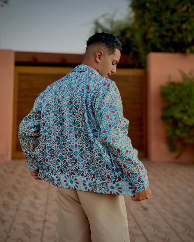 Blue Tile Jacket Signature